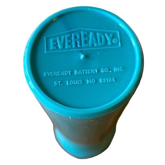 Vintage Eveready Monster Head Flashlight Toy 1980s Collectible Yellow & Blue Uni - Picture 2 of 14
